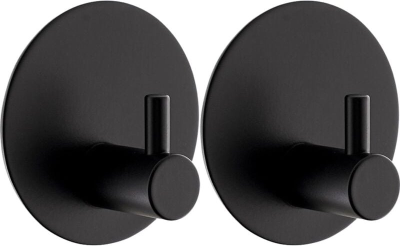 Stück selbstklebende Wandhaken, Badezimmerhaken, runde Haken, 304 Edelstahl, Küchenhandtuchhalter, kein Bohren, mit Kleb...