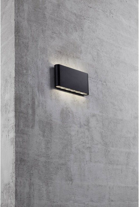 Nordlux - Kinver 84181003 LED-Außenwandleuchte led led fest eingebaut 6 w Schwarz