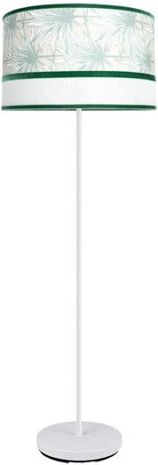 Caledonia 1xe27 weiß/grün 168x40x40cm Stehleuchte