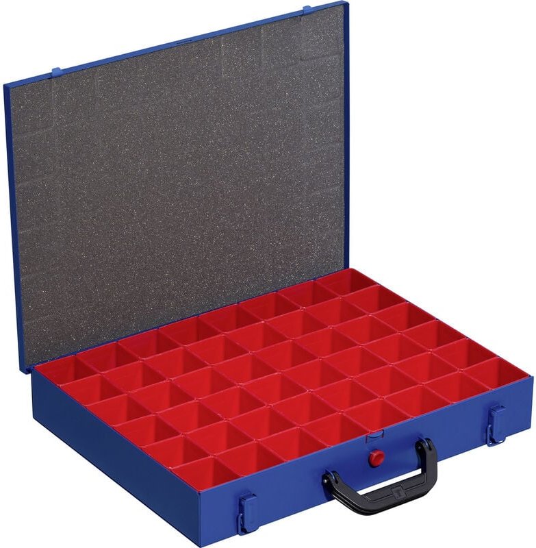 EuroPlus Pro m 44H-48 Sortimentskoffer (b x h x t) 440 x 70 x 370 mm Anzahl Fächer: 48 Inhal - Allit