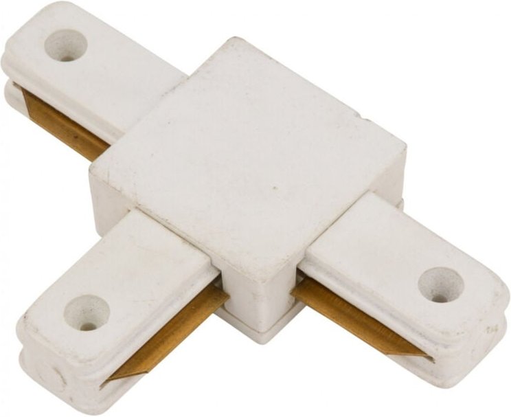 T-Stecker Einphasige Spur Weiß