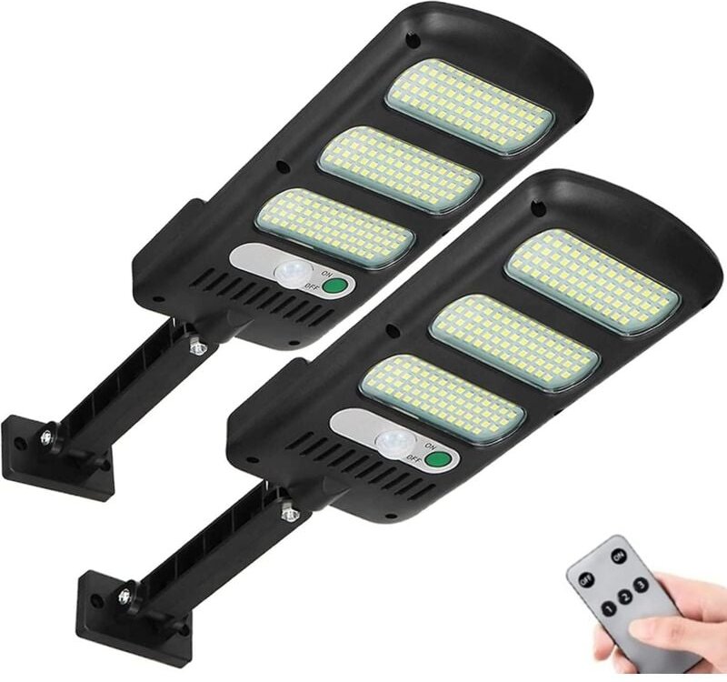 Solarleuchten für den Außenbereich, 2 Packungen mit 213 LED-Sicherheitsleuchten mit Bewegungsmelder, wasserdicht und um ...