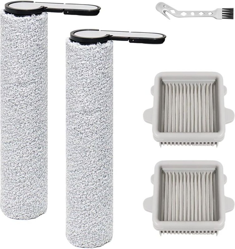 Roborock F25 Zubehör: 2 Bürstenrollen + 2 HEPA-Filter für F25, F25 ACE, F25 RT, F25 LT, F25 ALT, F25 GT, F25 XT, F25 ACE...