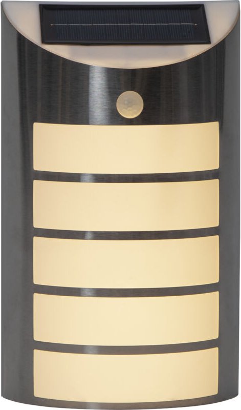 LED-Solar-Wandleuchte 'Wally', stainless steel,