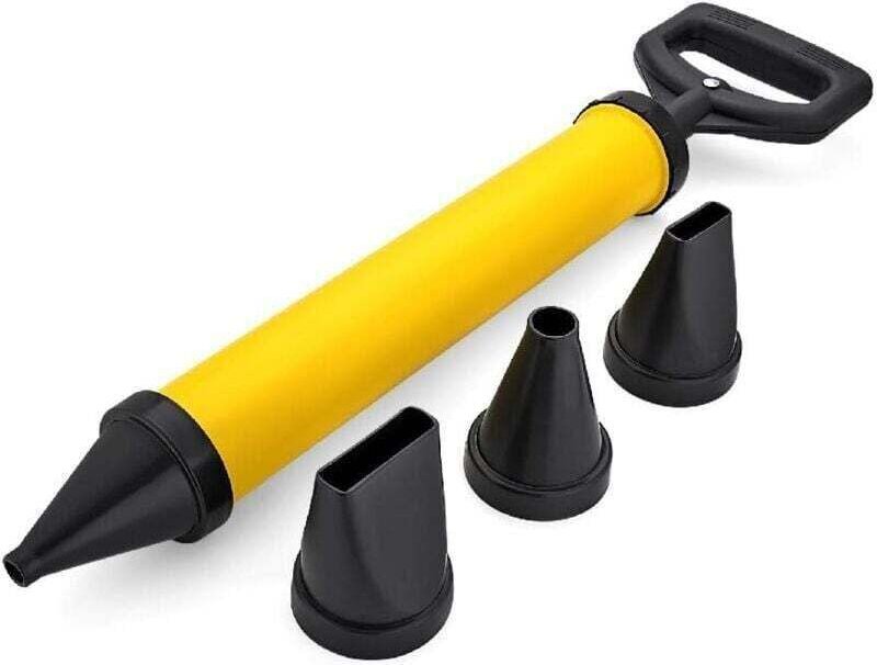 Zementmörtelpistole, Mörtelspritzgerät, Handpumpe, Kalkzementmörtelpistole, 4x Düse