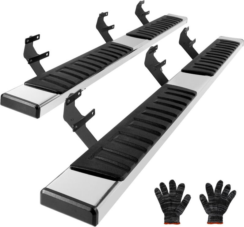 Mophorn - 6 Zoll für 2015–2023 Ford F150 – Crew Cab/2017–2023 Ford f – 250 f – 350 Super Duty Crew Cab, 201 Edelstahl-Tr...