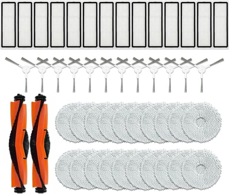 Hauptseitenbürstenfilter Mopptuchteile