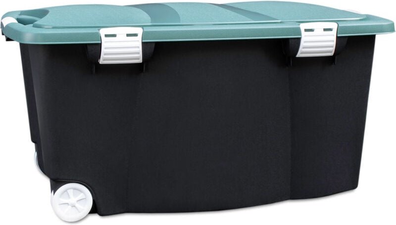 Allzweckbox xxl Spielzeugkiste 120l - Rollbox Rollenbox Gartenbox Spielzeugbox
