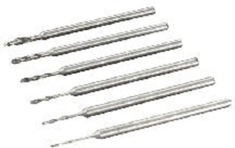 9 HSS-Bohrer 0,3 bis 3,0 mm MAXICRAFT