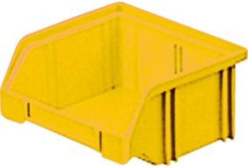 Sichtlagerkasten lk 5 gelb 85/ 65x105x 45 mm