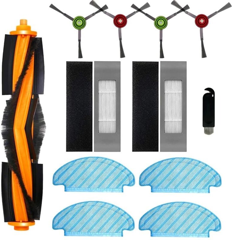 Staubsauger-Zubehör-Set für Yeedi Vac 2 Pro/Vac Max/Vac Hybrid/Vac Station, für Ecovacs T8 /N8 /N8 Pro