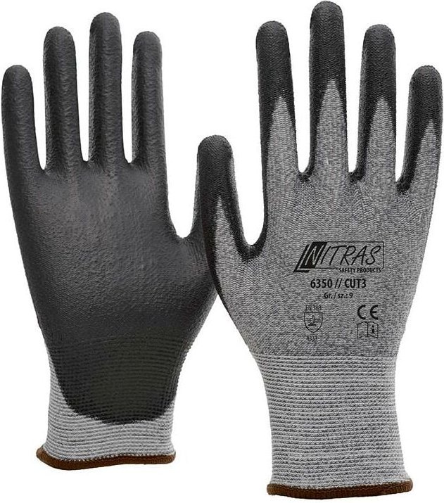 Schnittschutzhandschuh, Nitras Cut 3, Gr.XL Nitras
