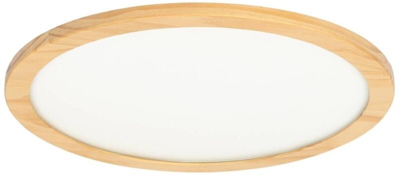 LED Deckenleuchte "Joren" aus Holz dimmbar mit Fernbedienung für Wohnzimmer & Esszimmer von Lucande