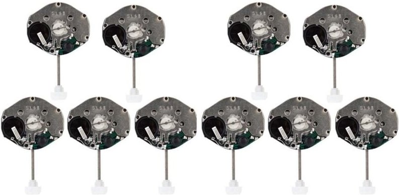 10 Stücke SL68 Quarzuhrwerk für Uhrmacher Reparaturwerkzeug Zubehör Hochwertige Uhrenteile