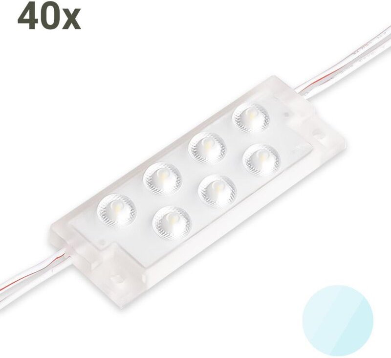 LED Modul 6500K 3W 170° 24V IP68 (40 Stück VPE)