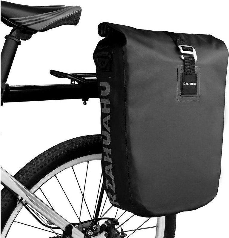 Wasserdichte Fahrrad-Gepäckträgertasche, 20 l, Fahrrad-Seitenaufbewahrungstasche, Laptop-Gepäckträgertasche, Fahrrad-Kof...