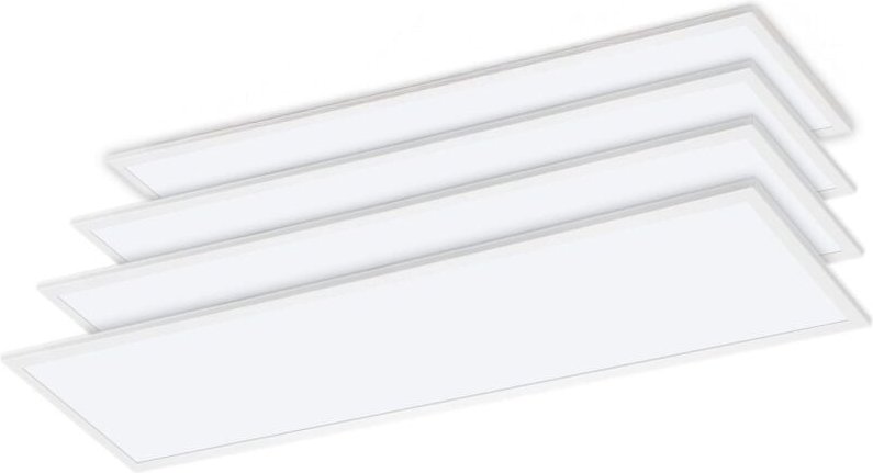 Arum Lighting - Set mit 5 LED-Leuchtplatten 48W 1200 x 300 mm Farbtemperatur: 4000K neutralweiß