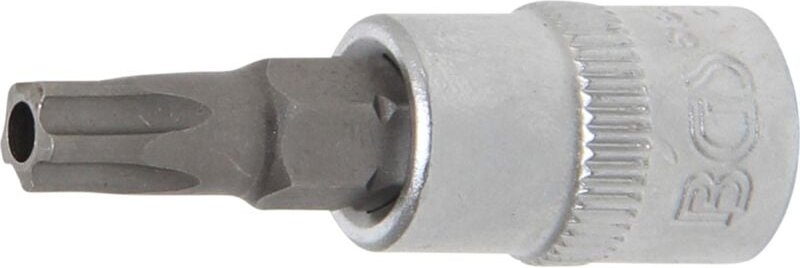 Bit-Einsatz Antrieb Innenvierkant 6,3 mm (1/4') TS-Profil (für Torx Plus) mit Bohrung TS30