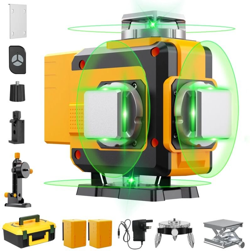 4D 360° Laserwaage 16 Linien selbstnivellierend