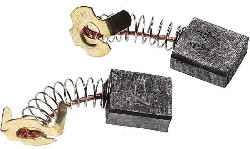 ZVD - 2x Balais de charbon pour moteur 7 x 17 x 17mm compatible avec Hitachi CC12Y, G18SE2, DH45SA, F1000A, F1000M, G18S...