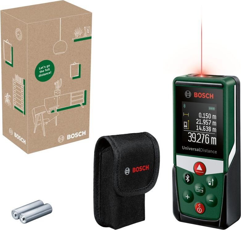 Bosch - Digitaler Laser-Entfernungsmesser UniversalDistance 40C, eCommerce-Karton