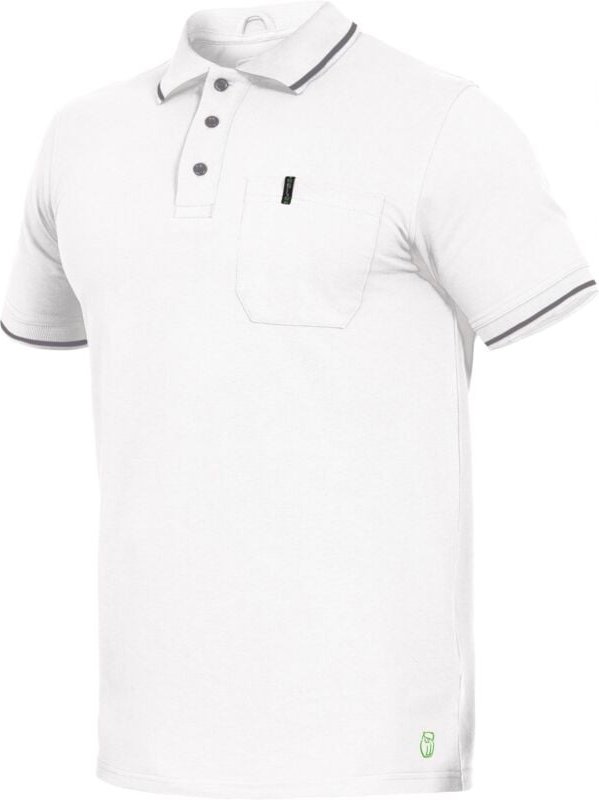 Polo-Shirt Flex-Line FLEXU04 Gr. l weiß - Leibwächter