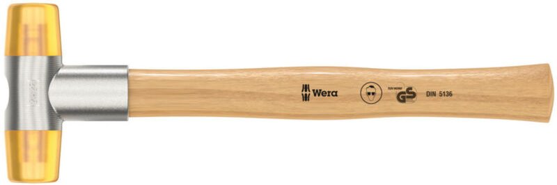 Schonhämmer mit Köpfen aus Cellidor hart 28 mm