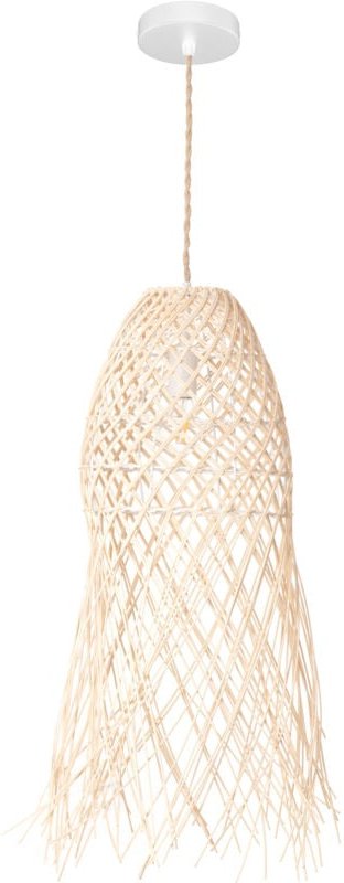 Ledkia - Pendelleuchte Ratán Majani Crème