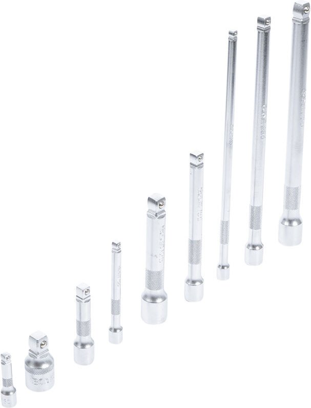 Bgs Technic - Kippverlängerungs-Satz 6,3 mm (1/4'), 10 mm (3/8'), 12,5 mm (1/2') 9-tlg.