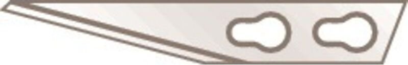 Grafikklinge 10 Stück, Ersatzklingen Cuttermesser, Länge 36,5 mm - Martor