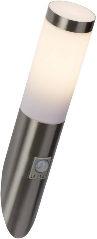 Brilliant - Außen-Wandleuchte Chorus mit Bewegungsmelder edelstahl Außenleuchte