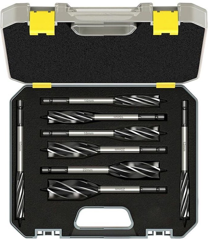 8-teiliges Holzbohrer-Set, professioneller Spiralbohrer mit automatischer Vorschubgeschwindigkeit, 10 mm/12 mm/14 mm/16 ...