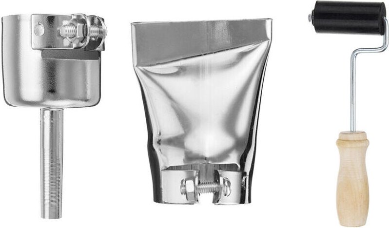 1080-W-Kunststoffschweißgerät mit geradem Griff, Heißluftpistole mit runder und flacher Düse