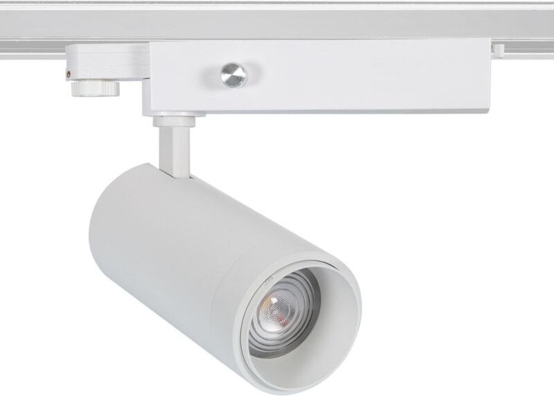 Efectoled - 3-Phasenstromschiene LED-Strahler 30W Dimmbar Wolf Weiss Multiwinkel 15-60º 3000K Warmweiß