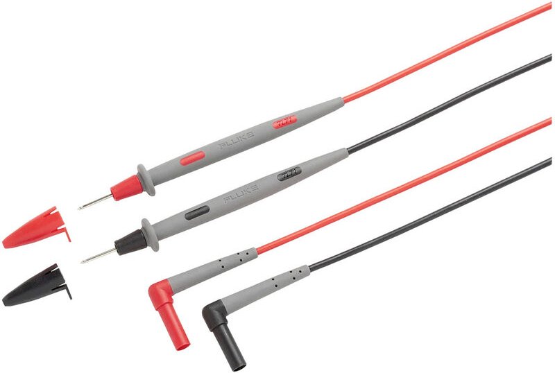 Thumbnail - TL71-1 Sicherheits-Messleitungs-Set Lamellenstecker 4 mm Prüfspitze 1.50 m Schwarz, Rot 1 St. - Fluke