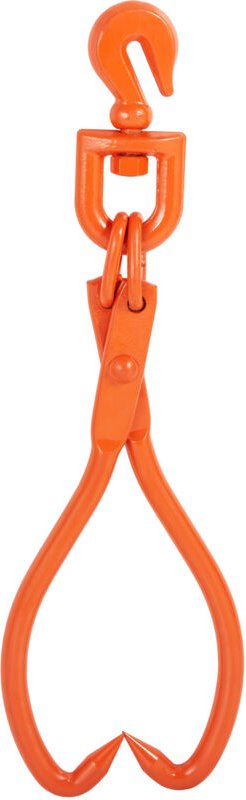 18-Zoll-Holzrückezange mit 2 Klauen, robustes Holzhebewerkzeug aus Stahl zum Ziehen, Tragen und Handhaben, Tragkraft 350...