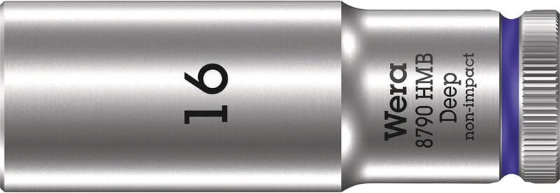 05004538001 Steckschlüsseleinsatz 16 mm 1 Stück 3/8' - Wera