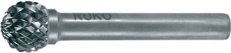 Ruko - 116941 Frässtift Hartmetall Kugel 6 mm Länge 56 mm Schaftdurchmesser 6 mm