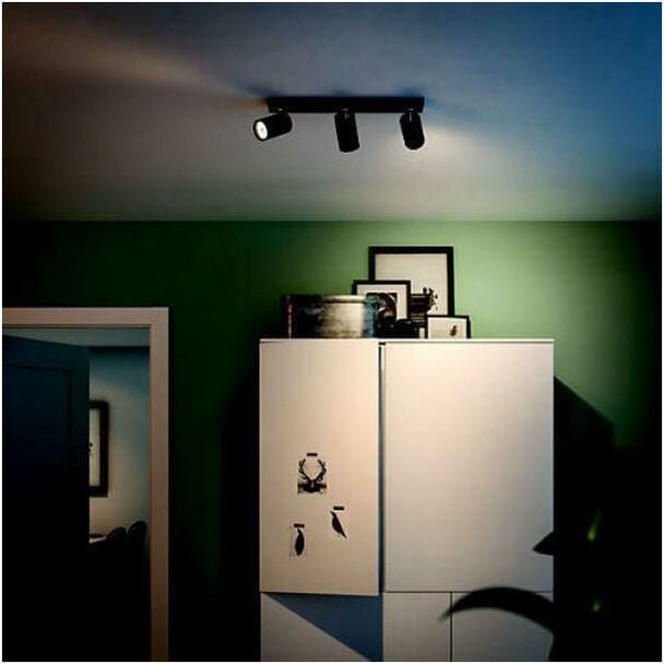 Kosipo spot 3xgu10 innen ip20 in metall schwarz farbe 50593/30/pn 5059330pn