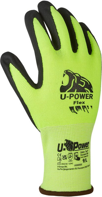 U-power - Arbeitshandschuhe Flex Grün - 10 (xl) - Grüne - Grüne