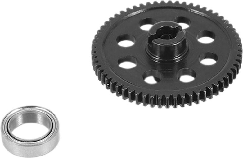 Metall 60T Haupt Getriebe Untersetzungs 7640 für LaTrax Teton 1/18 RC Auto Aktualisierung Teile ZubehöR