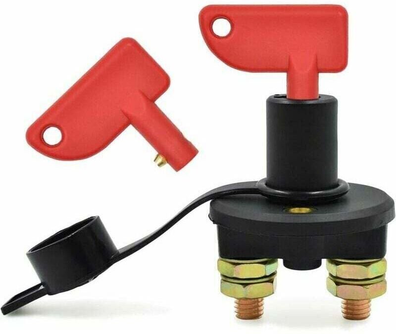 Batterieschalter für Auto, 12/24 v, 150 a max. Trennschalter, Kfz-Notschalter für Auto, Batterieschutzschalter für lkw, ...