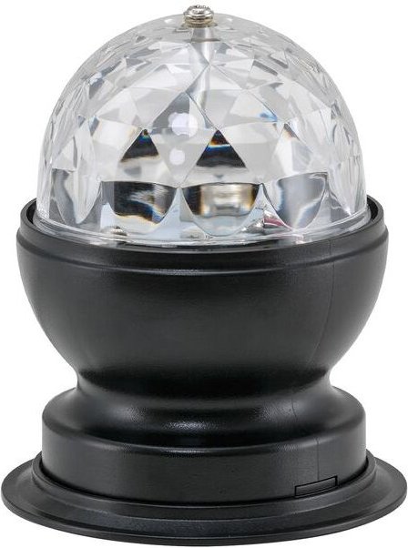 Thumbnail - Briloner - led Tischleuchte Discolicht rgb Farbwechseleffekt Ø8,8cm 3W Schwarz