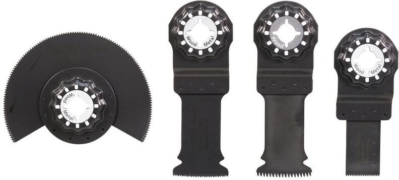 Set mit 4 Zubehörteilen für Holz und Metall starlock Makita B-67480