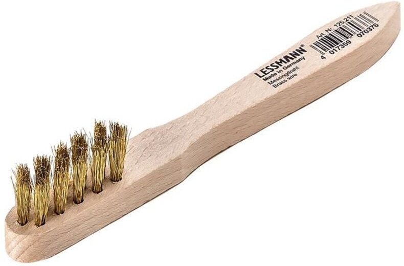 Thumbnail - Ersa - Zündkerzenbürste Länge 150 mm 0,15 mm Messingdraht gewellt 3-reihig