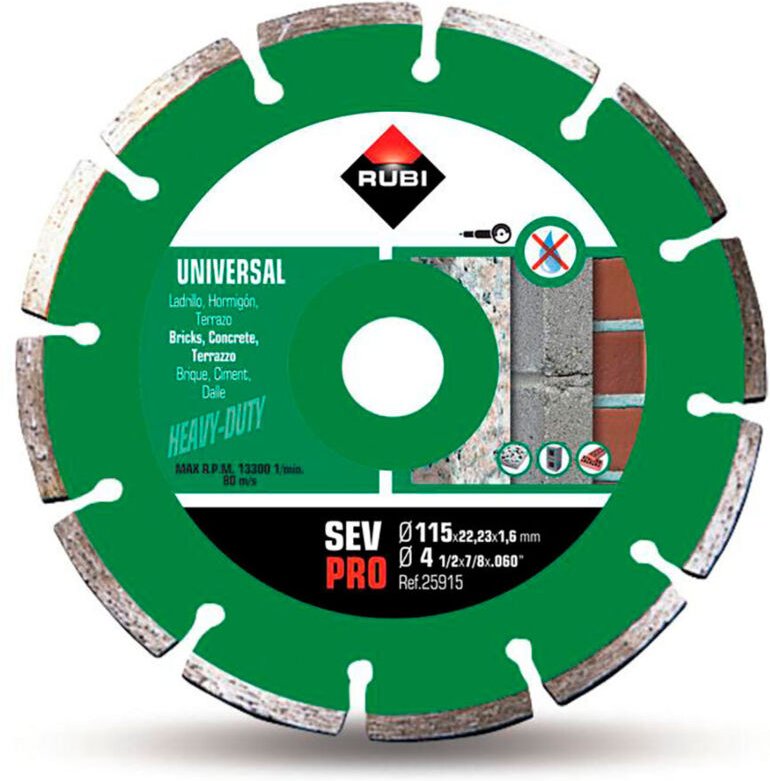 Rubi - Diamantscheibe sev 115 pro 25915