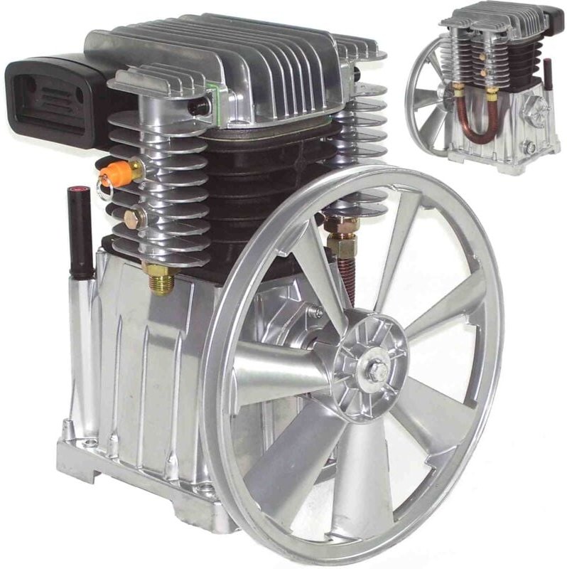 Thumbnail - Apex - Kompressor Aggregat 500L 12bar 500l Kolbenkompressor Druckluftkompressor 54324