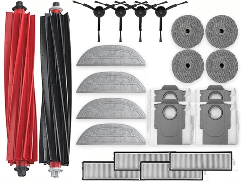 Für S8 MaxV Ultra G20s Roboter-staubsauger Zubehör Mopp Tuch Taschen Seite Pinsel Filter Ersatzteile