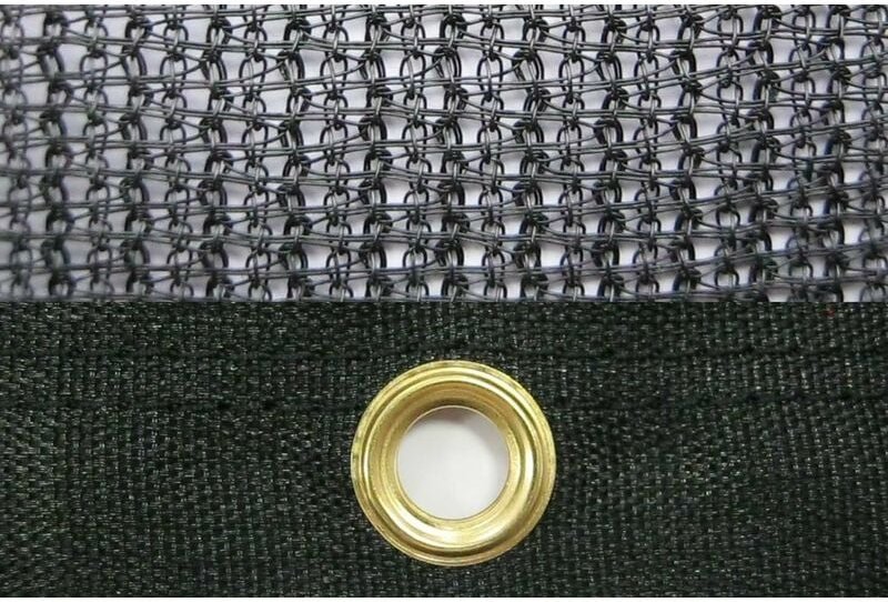 Fertiges Containernetz - Ohne Gummiband Schwarz 3,50 m x 5 m