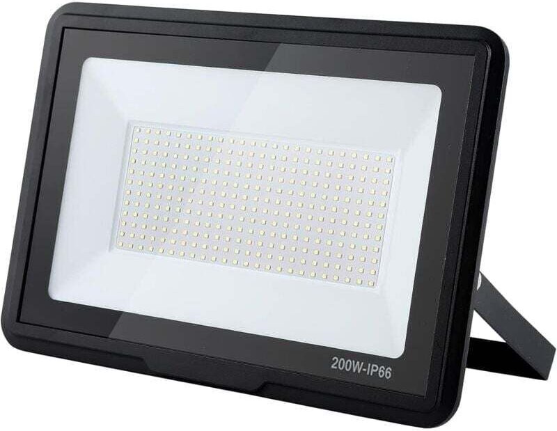 LED-Außenstrahler, 200 W, 25000 lm, LED-Außenstrahler, 6000 K, LED-Außenstrahler, IP66, wasserdicht, Sicherheitsbeleucht...